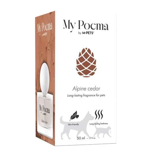 60112699 M-PETS MY POEMA ALPİNE CEDAR KEDİ ve KÖPEK PARFÜMÜ 50ML