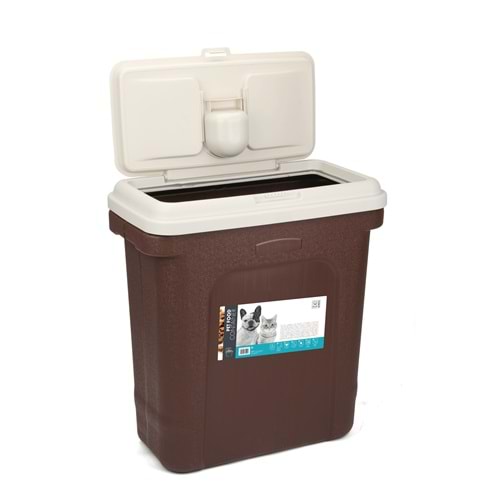 60500214 M-PETS CONTAINER MAMA SAKLAMA KOVASI 20,5KG BROWN