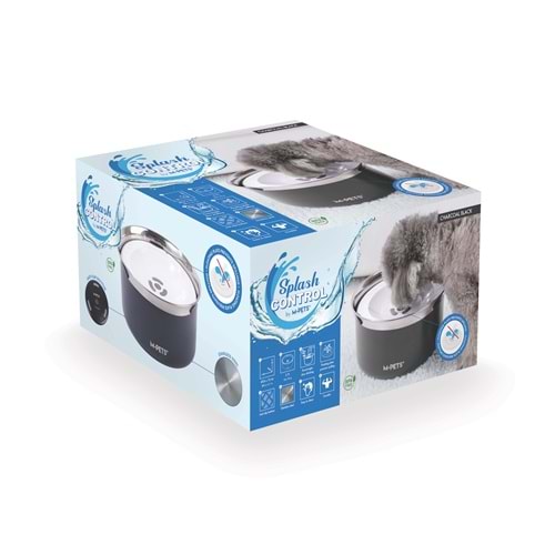 60516599 M-PETS SPLASH CONTROL METAL SU KABI 3,7L BLACK