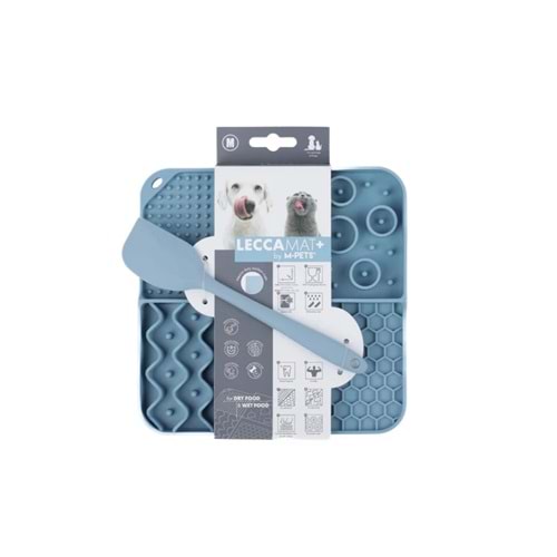 60568199 M-PETS LECCA SIVI ÖDÜL MATI KAŞIKLI SET BLUE (M)
