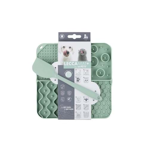 60568299 M-PETS LECCA SIVI ÖDÜL MATI KAŞIKLI SET GREEN (M)
