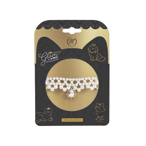 60802199 M-PETS GLAM PRESTİGE AKSESUAR WHİTE JEWEL (M)