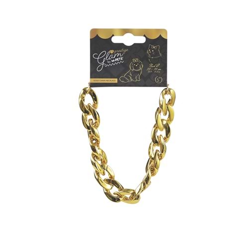 60802599 M-PETS GLAM PRESTİGE AKSESUAR GOLD CHAİN (S)