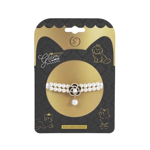 60802899 M-PETS GLAM PRESTİGE AKSESUAR BLACK CAMELLİA (S)