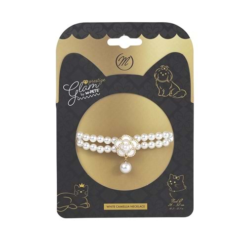 60803299 M-PETS GLAM PRESTİGE AKSESUAR WHİTE CAMELLİA (M)