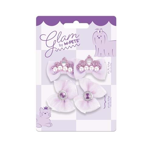 60900499 M-PETS GLAM KÖPEKLER İÇİN AKSESUAR TOKA PURPLE
