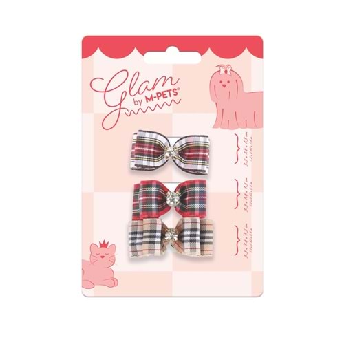 60901099 M-PETS GLAM KÖPEKLER İÇİN AKSESUAR TOKA RED