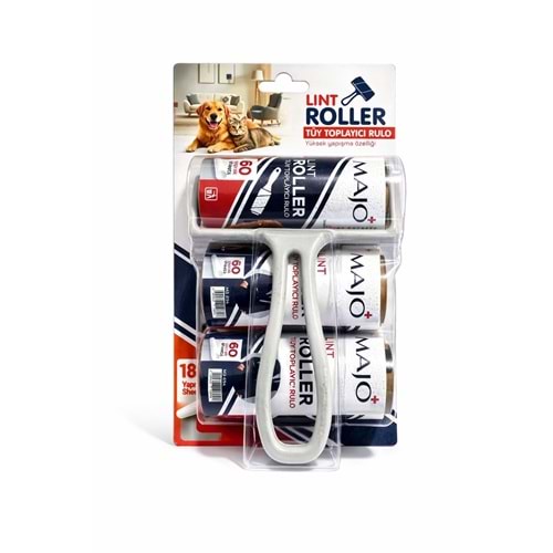 MJ-722 MAJO TÜY TOPLAMA RULOSU 3LÜ 3X60YAPRAK