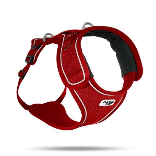 SU1480-CURLI BELKA HARNESS RED L