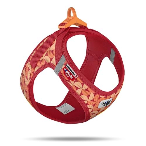 PN3670-CURLI VEST HARNESS AIR-MESH LE26 SEMI CIRCLE RED L