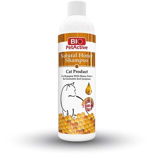 BIO PETACTİVE BAL ÖZLÜ KEDİ ŞAMPUANI 250ML