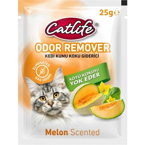 204058-CATLİFE KEDİ KUMU KOKU GİDERİCİ KAVUNLU 25GR 15Lİ