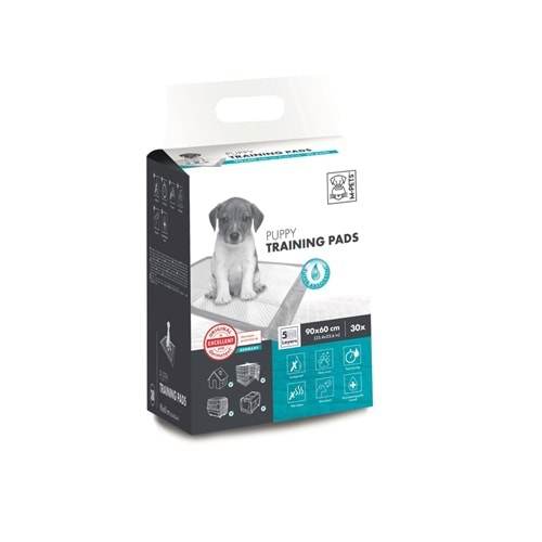 10100701 M-PETS PUPPY KÖPEK ÇİŞ EĞİTİM PEDİ 90X60CM 30LU