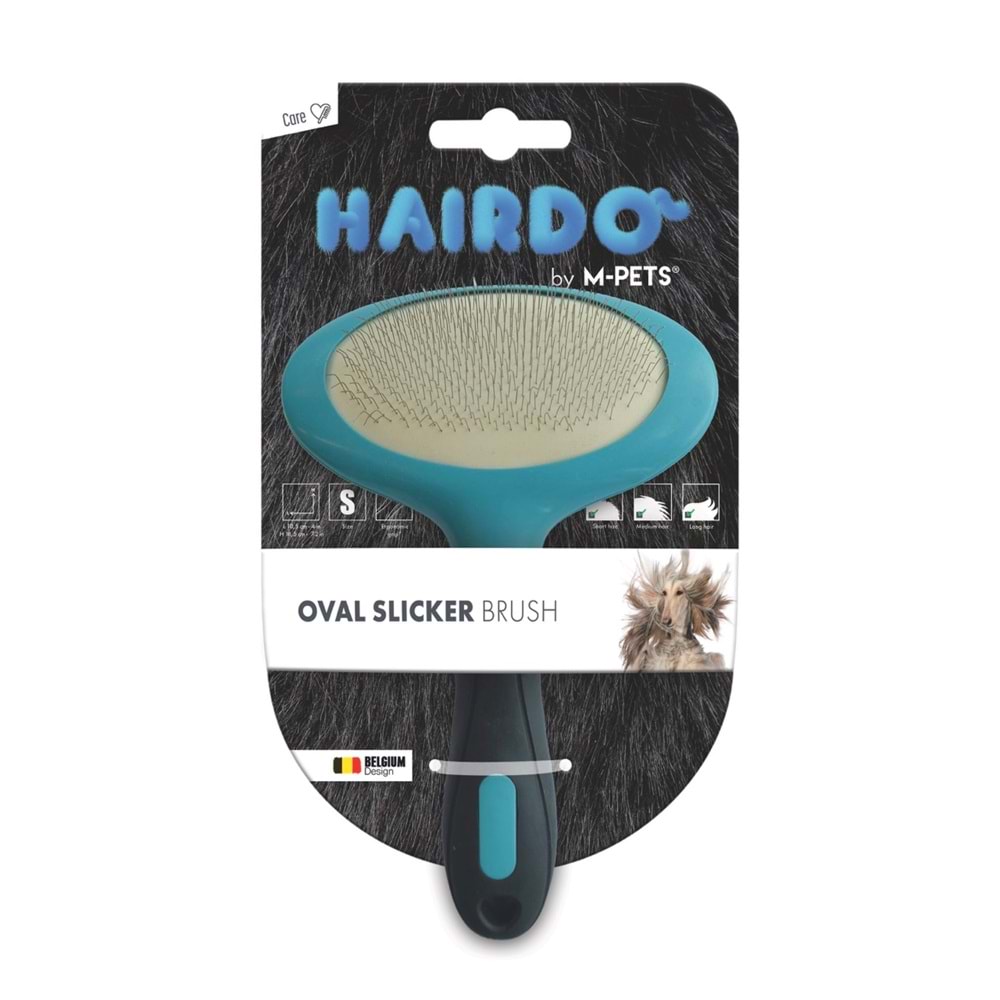 10104899 M-PETS KÖPEKLER İÇİN İNCE TELLİ OVAL FIRÇA (S)