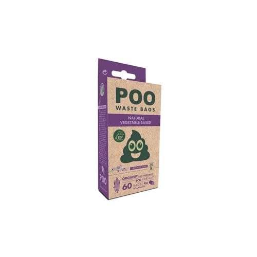 10115508 M-PETS POO DIŞKI POŞETİ 15 YAPRAK LAVANTA KOKULU 4LÜ PAKET