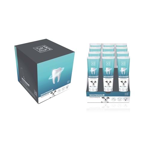 10122799 M-PETS KÖPEKLER İÇİN BEYAZLATICI DİŞ MACUNU 100GRX12Lİ SET