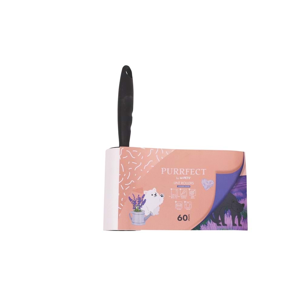10128199 M-PETS PURRFECT TÜY TOPLAMA RULOSU 2X60 YAPRAK LAVANTALI