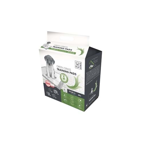 10162503 M-PETS GREEN GRASS KÖPEK ÇİŞ EĞİTİM PEDİ 45X60CM 30LU