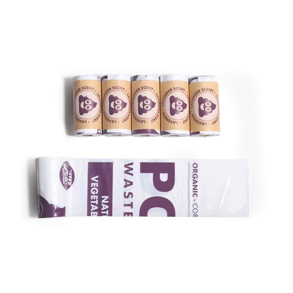 10170599 M-PETS POO DIŞKI POŞETİ 15 YAPRAK LAVANTA KOKULU 30LU PAKET