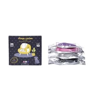 10178799 M-PETS KEEP CALM CALMİNG SAKİNLEŞTİCİ KÖPEK TASMASI 4LÜ MİX COLOR