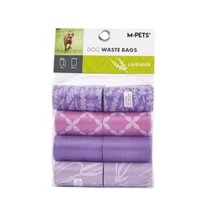 10182499 M-PETS DIŞKI POŞETİ 15 YAPRAK LAVANTA KOKULU 16LI PAKET