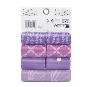 10182499 M-PETS DIŞKI POŞETİ 15 YAPRAK LAVANTA KOKULU 16LI PAKET