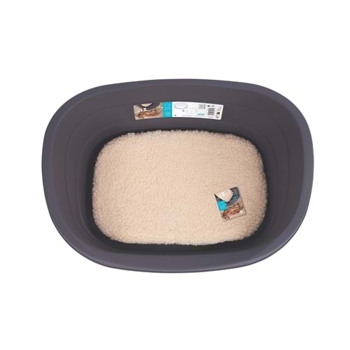 10202513 M-PETS JAVA PLASTİK KÖPEK YATAĞI+MİNDER (M)