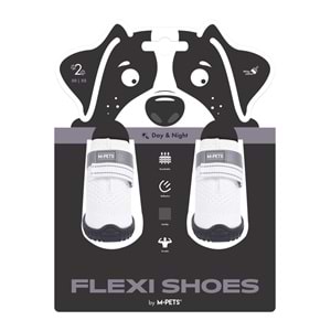 10371999 M-PETS FLEXI KÖPEKLER İÇİN AYAKKABI #2 XS WHİTE EDİTİON