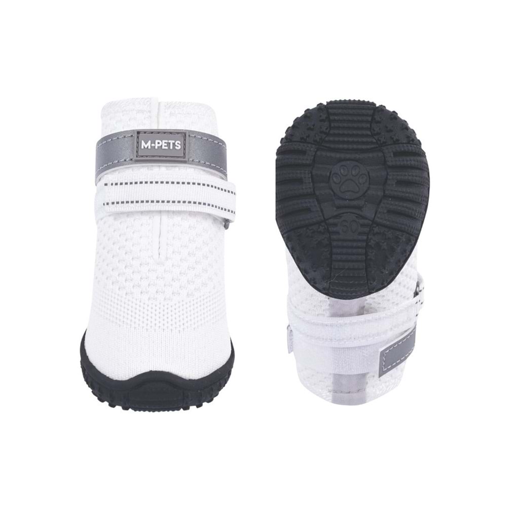 10371999 M-PETS FLEXI KÖPEKLER İÇİN AYAKKABI #2 XS WHİTE EDİTİON