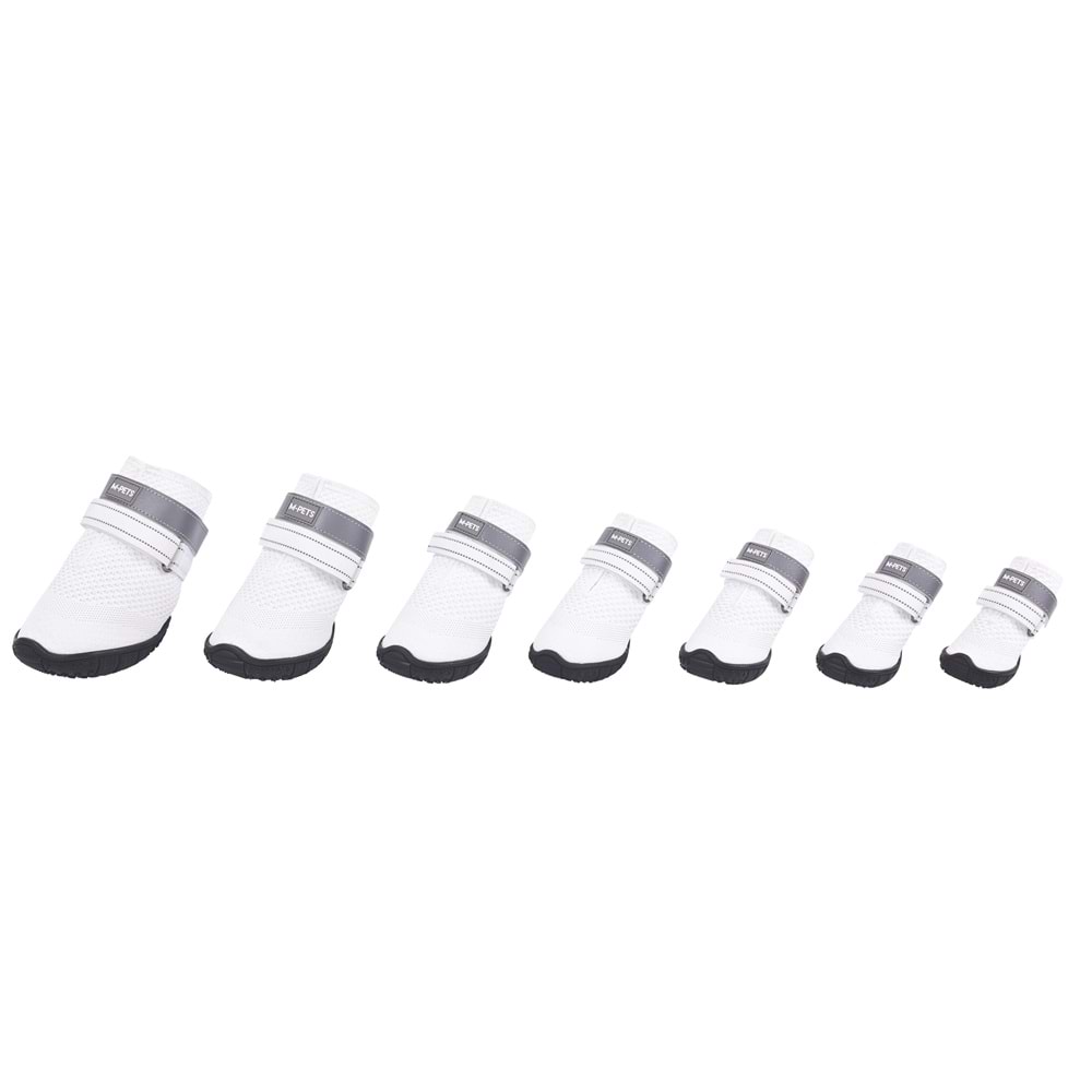 10371999 M-PETS FLEXI KÖPEKLER İÇİN AYAKKABI #2 XS WHİTE EDİTİON