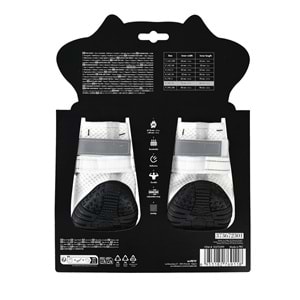 10372399 M-PETS FLEXI KÖPEKLER İÇİN AYAKKABI #6 XL WHİTE EDİTİON