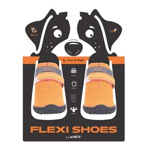 10373099 M-PETS FLEXI KÖPEKLER İÇİN AYAKKABI #6 XL ORANGE EDİTİON
