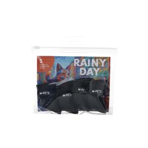 10373508 M-PETS RAINY DAY KÖPEKLER İÇİN AYAKKABI (S) BLACK