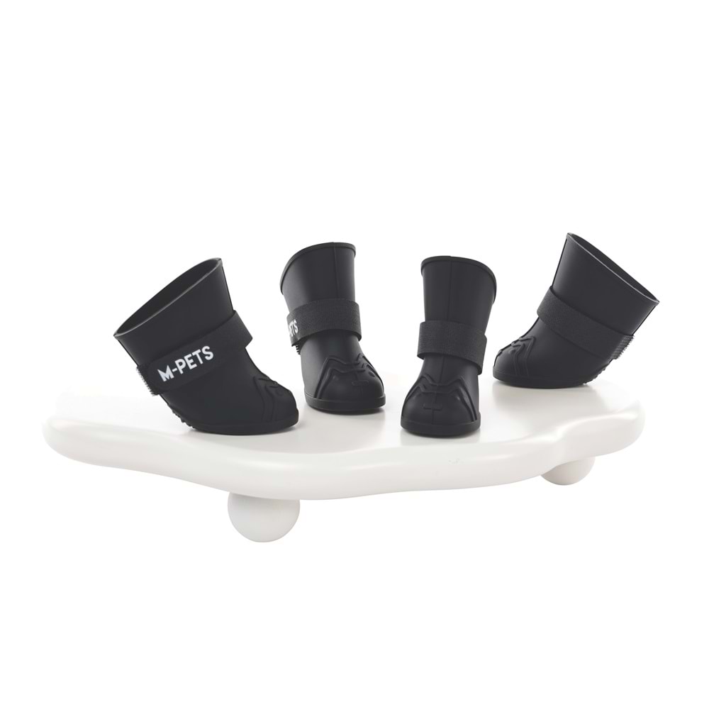 10373708 M-PETS RAINY DAY KÖPEKLER İÇİN AYAKKABI (L) BLACK