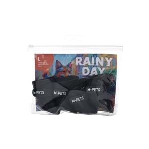 10373708 M-PETS RAINY DAY KÖPEKLER İÇİN AYAKKABI (L) BLACK