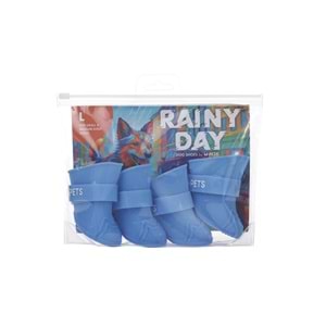 10374217 M-PETS RAINY DAY KÖPEKLER İÇİN AYAKKABI (L) BLUE