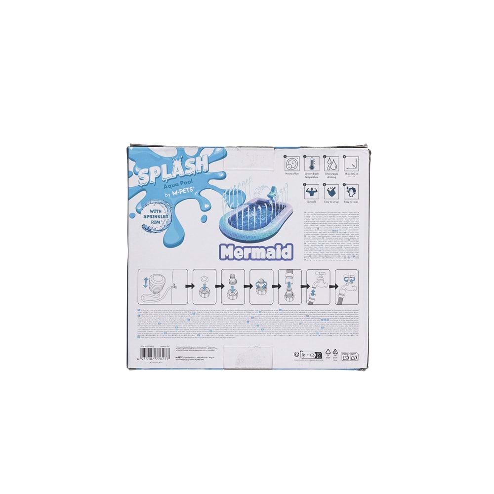 10374899 M-PETS SPLASH DENİZ KIZI TEMALI OYUN HAVUZU FİSKİYELİ