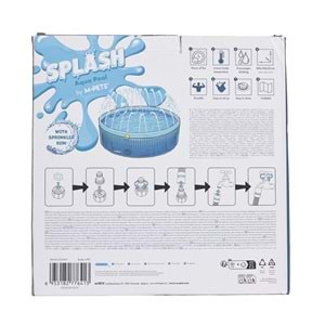 10375417 M-PETS SPLASH FİSKİYELİ YUVARLAK KÖPEKLER İÇİN OYUN HAVUZU (L)