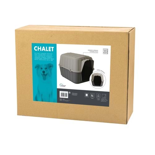 10401699 M-PETS CHALET KÖPEK KULÜBESİ (M) 71X100X67CM