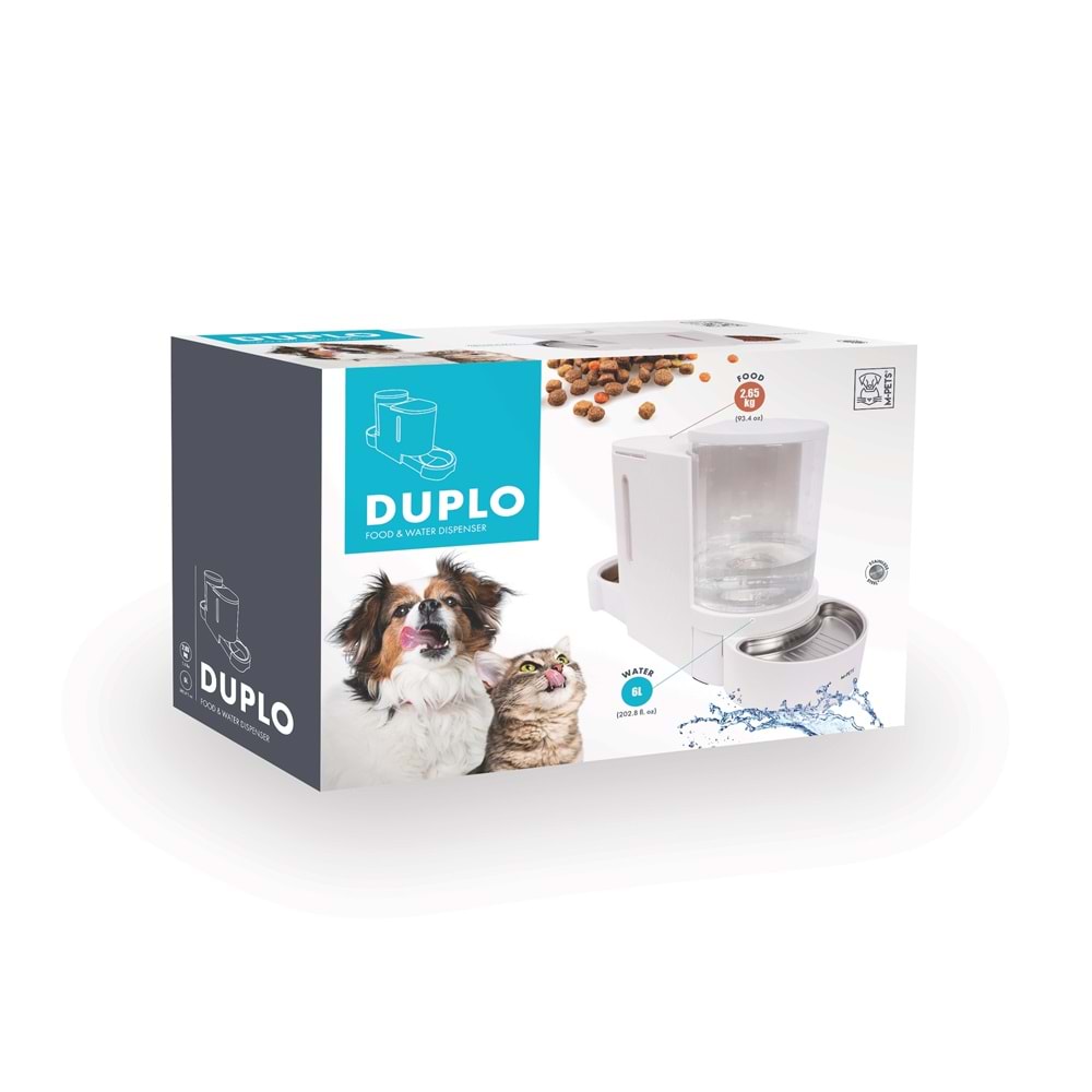 10436499 M-PETS DUPLO MAMA ve SU KABI HAZNELİ WHITE 6L/2.65KG