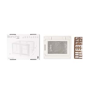 10442801 M-PETS BLANCHE OYUN ÇİTİ 8 PANEL (S) WHİTE