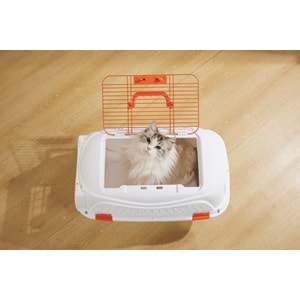 10454799 M-PETS ECO GIRO CARRIER (S) TAŞIMA BEYAZ/ORANGE