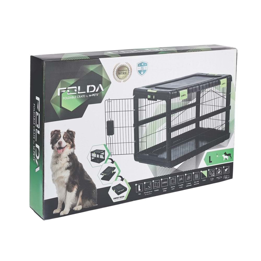 10455499 M-PETS FOLDA KATLANABİLİR PET KAFESİ (L)