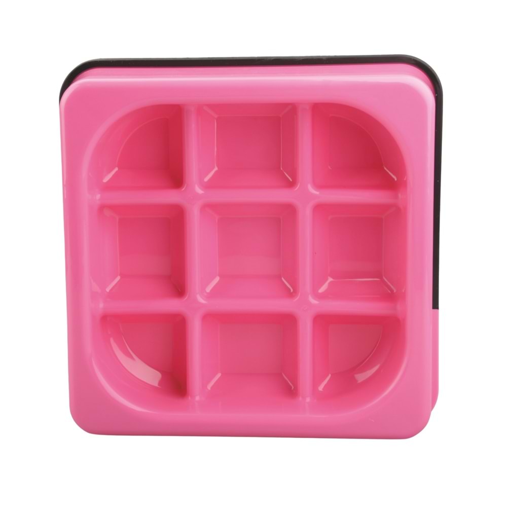 10504107 M-PETS WAFFLE YAVAŞ YEME MAMA KABI 1500ML PİNK
