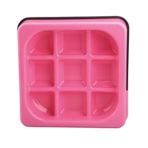 10504107 M-PETS WAFFLE YAVAŞ YEME MAMA KABI 1500ML PİNK