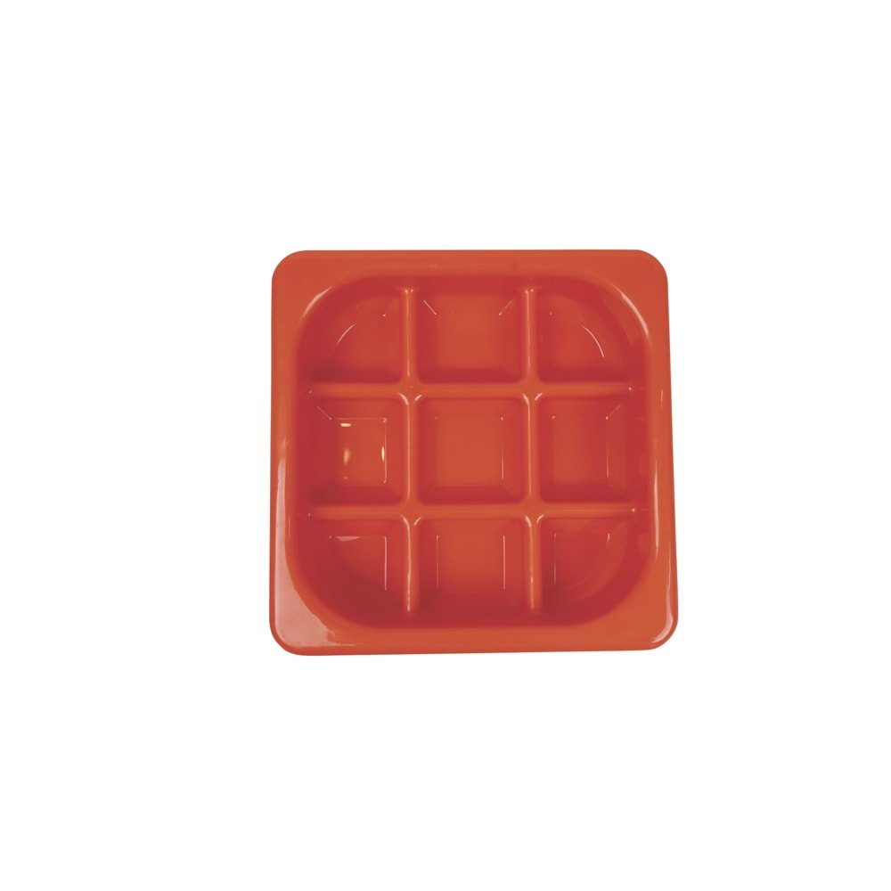 10504117 M-PETS WAFFLE YAVAŞ YEME MAMA KABI 1500ML ORANGE