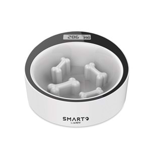 10540599 M-PETS SMARTO M1100 DİGİTAL TARTILI YAVAŞ YEME MAMA KABI 426ML