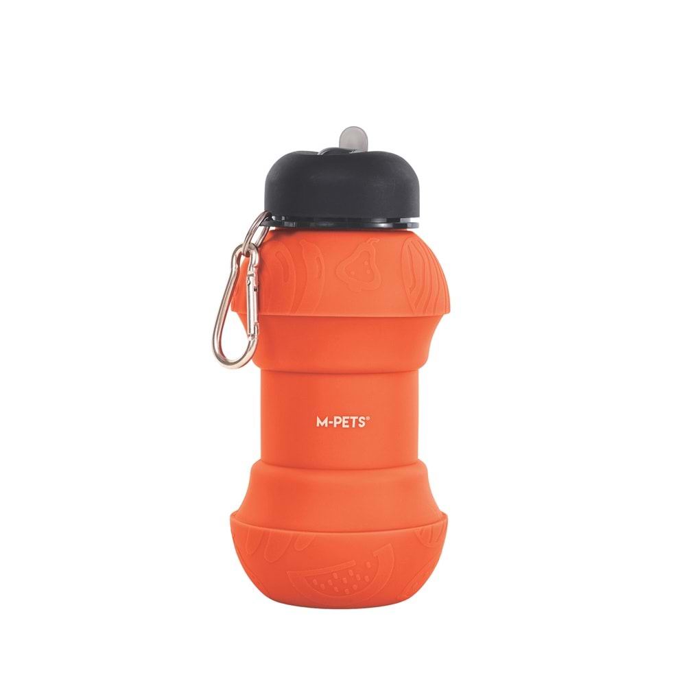 10540899 M-PETS ON THE ROAD KATLANABİLEN SEYAHAT SULUĞU 200-550ML ORANGE