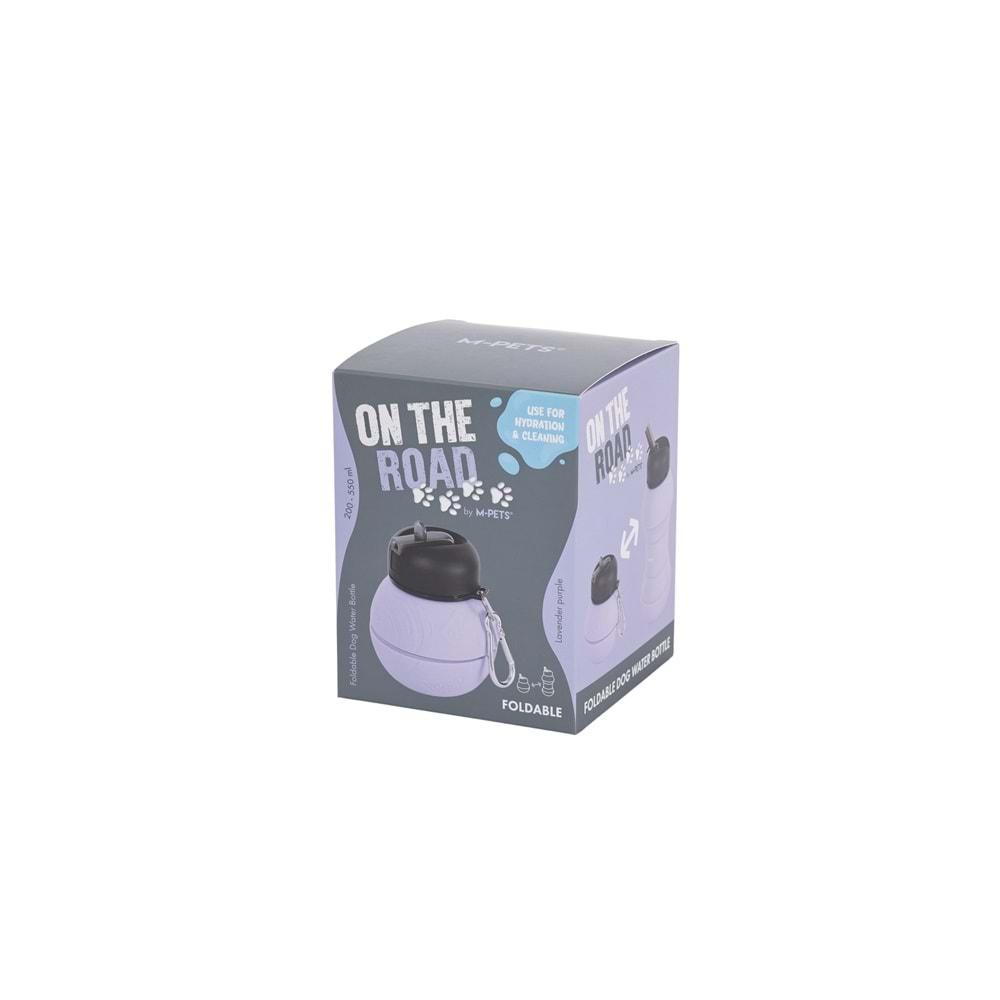 10540999 M-PETS ON THE ROAD KATLANABİLEN SEYAHAT SULUĞU 200-550ML PURPLE