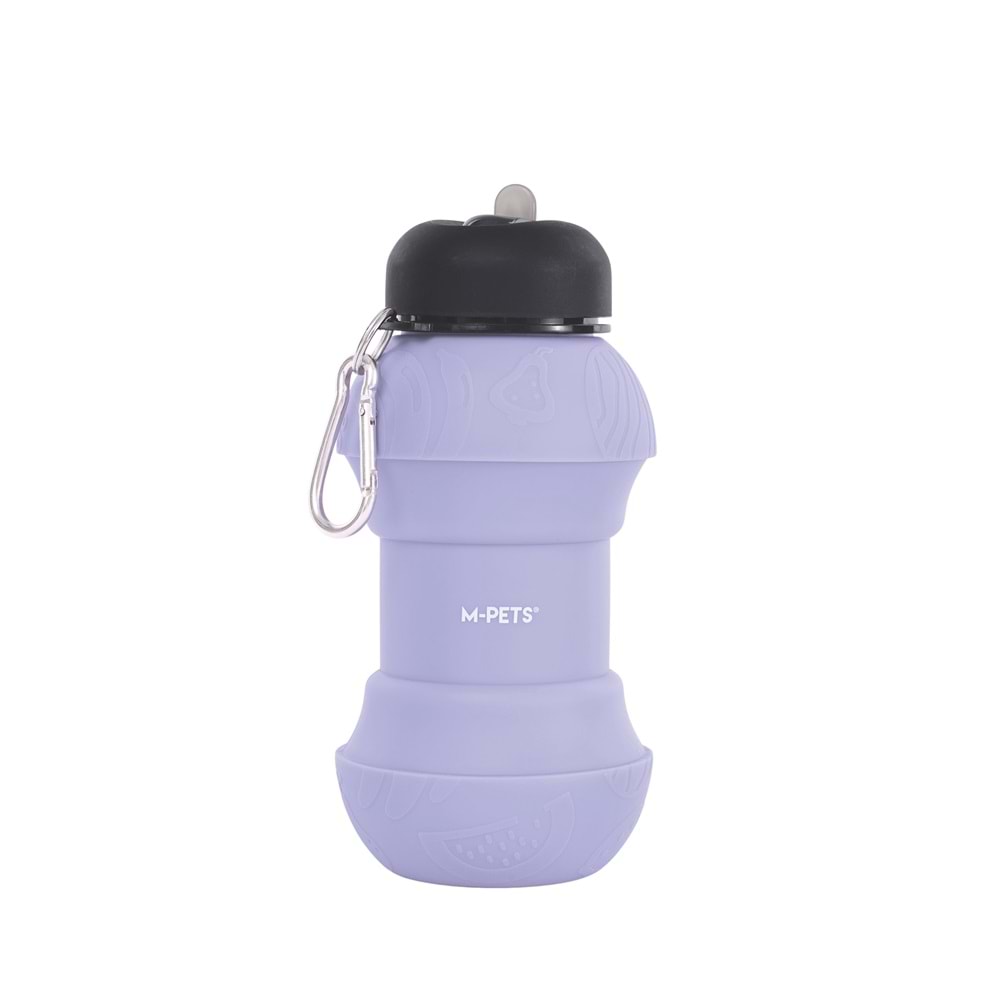 10540999 M-PETS ON THE ROAD KATLANABİLEN SEYAHAT SULUĞU 200-550ML PURPLE